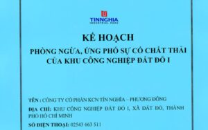 kế hoạch ứng phó sự cố chất thải kcn đất đỏ 1 năm 2026