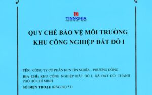 quy chế bảo vệ môi trường khu công nghiệp đất đỏ 1